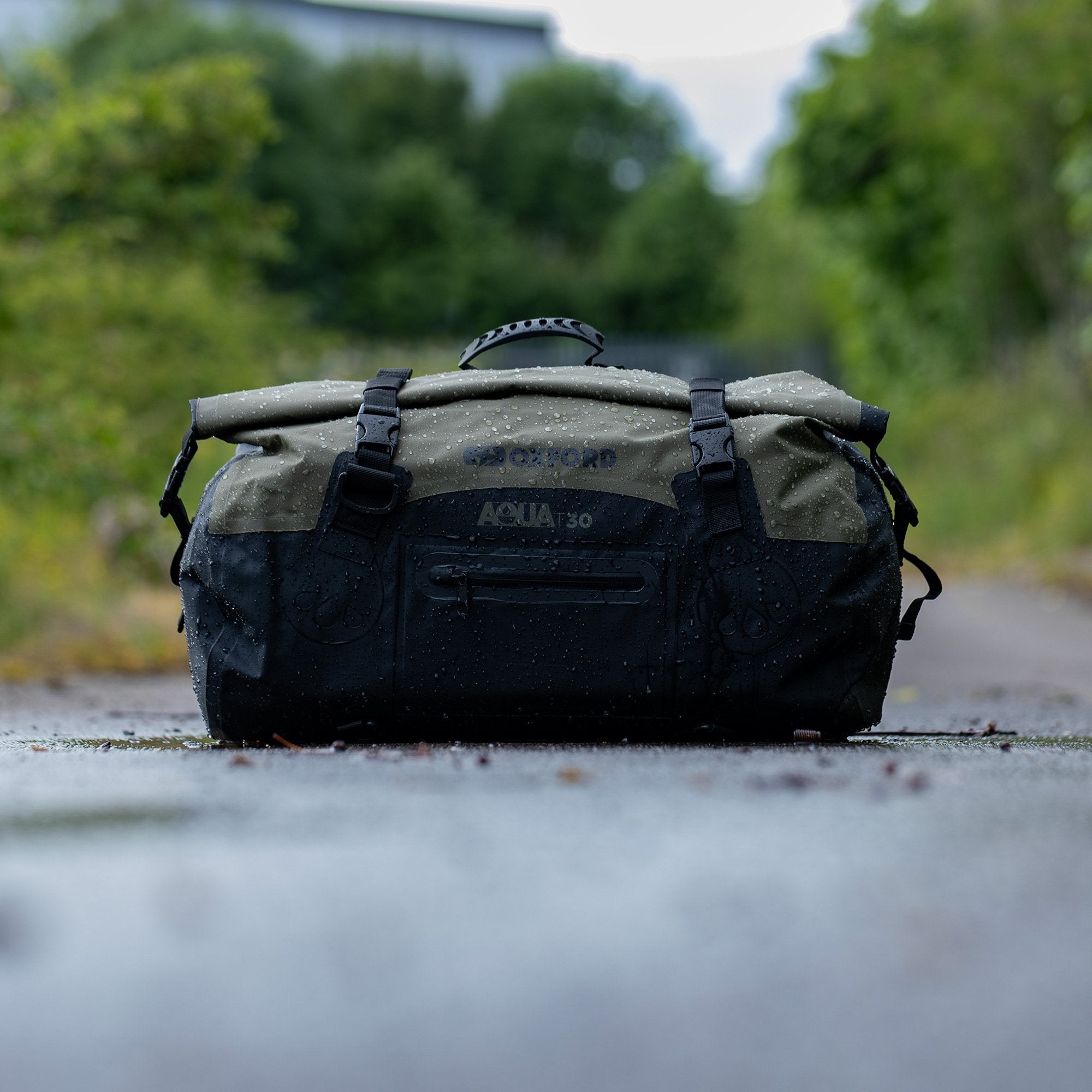 Oxford Aqua T-30 Roll Bag Svart / Khaki