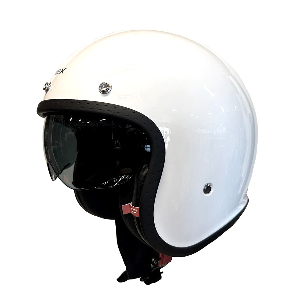 APEX Öppen Mc Hjälm JI100 Vit