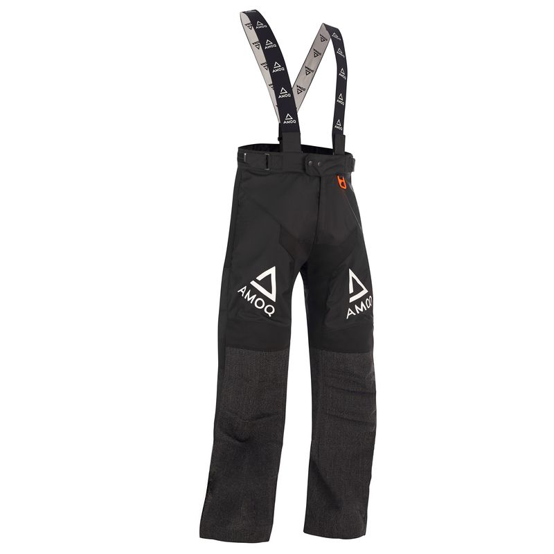 AMOQ Apex Racing Skoterbyxor YOUTH Svart/Vit