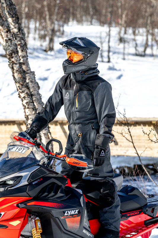 AMOQ Rocket V3 Overall Petrol/Svart/Orange