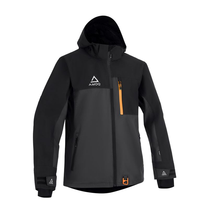 AMOQ Dynamic Jacka Fodrad Svart/Grå/Orange