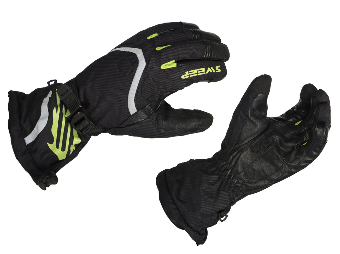 Sweep Recon Dam Snöskoter Handske Svart/Gul