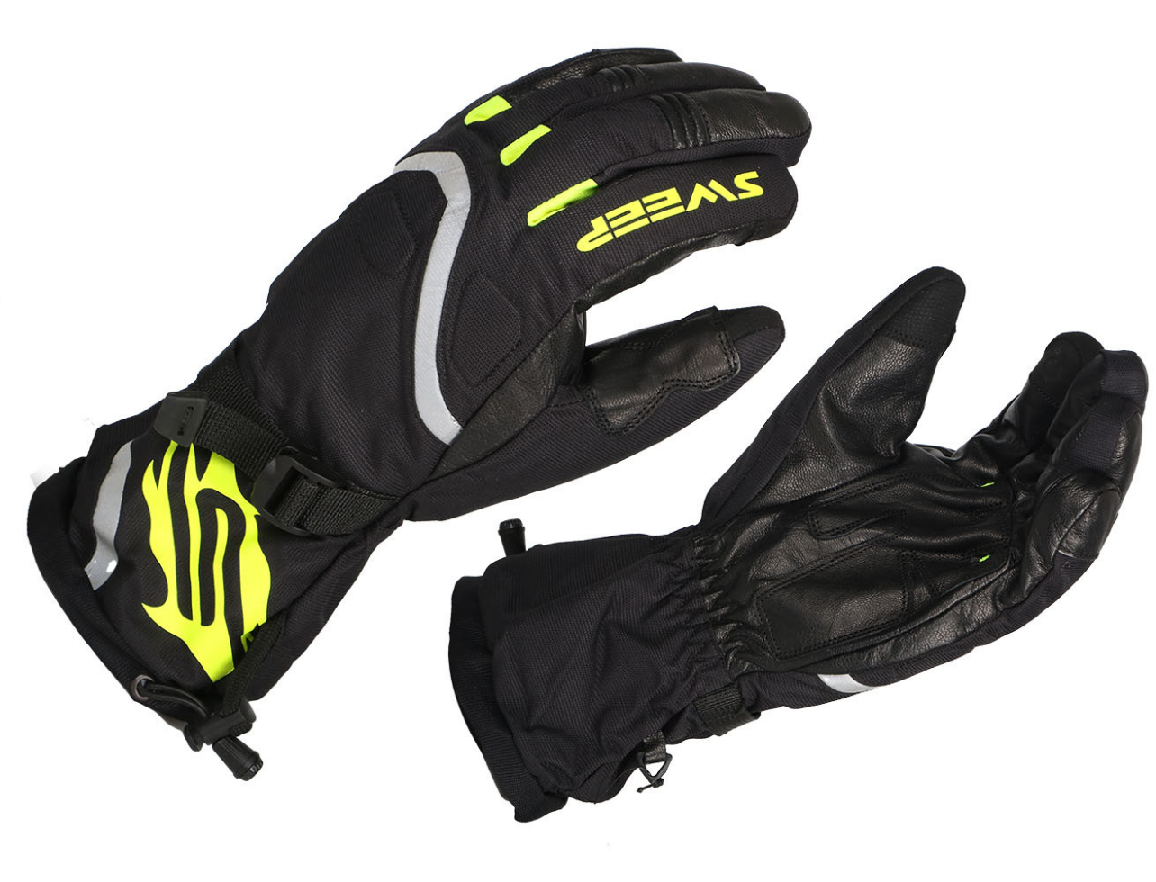 Sweep Recon Snöskoter Handske Svart/Gul