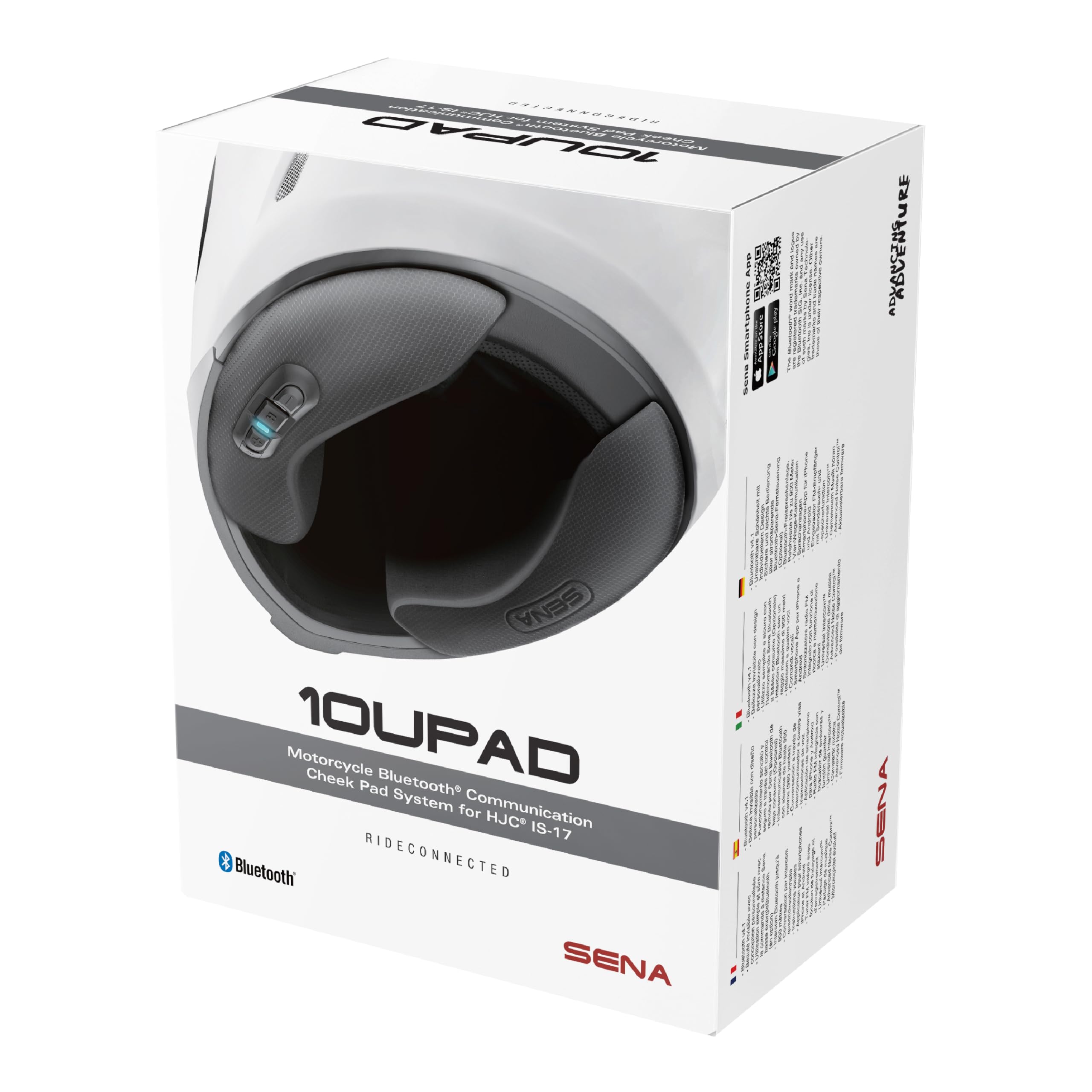 Sena 10UPAD Intercom system för HJC IS-17