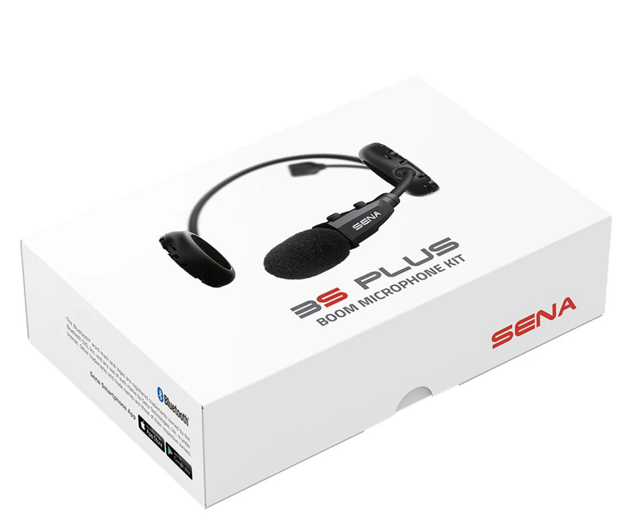 Sena 3S Plus Motorcycle Bluetooth Communication System Boom Mic Kit