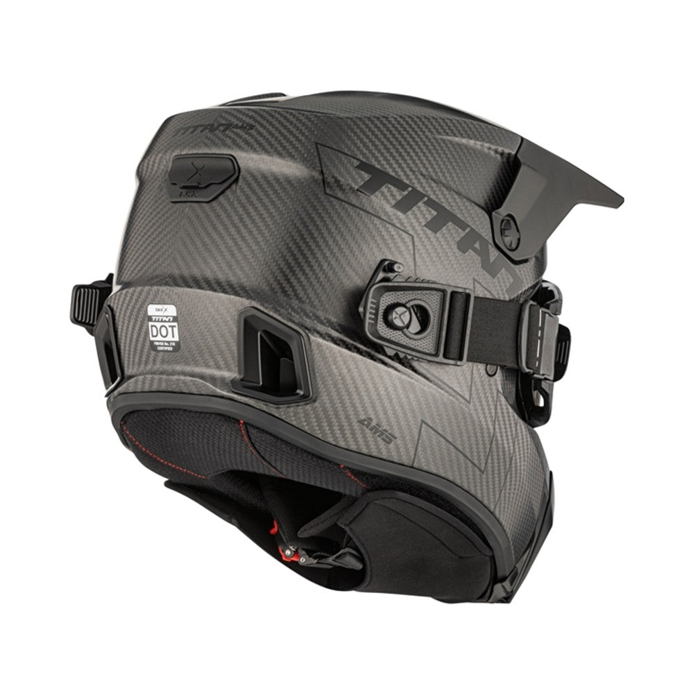 CKX Hjälm Titan AMS Matt Carbon + Eluppvärmda Brillor