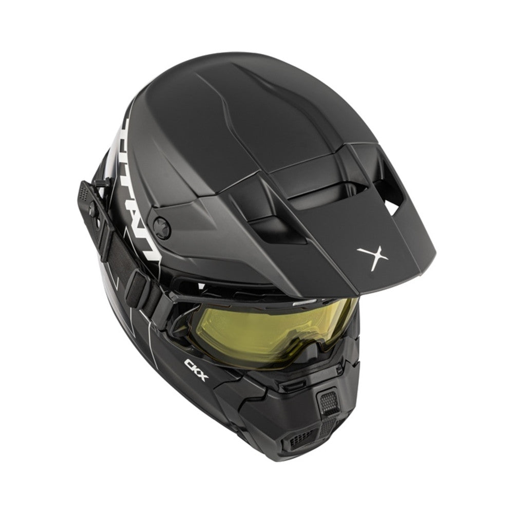 CKX Hjälm Titan AMS Matt Svart + Brillor