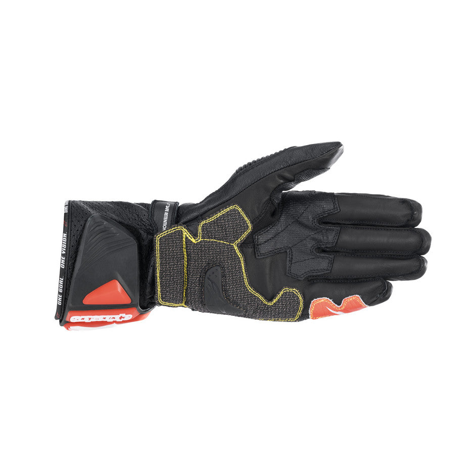 Alpinestars Handske GP-Tech v2 Svart/Vit/Röd fluo