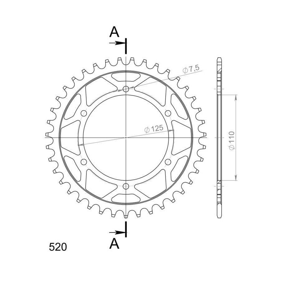Supersprox / JT Bakdrev Stål 13,41