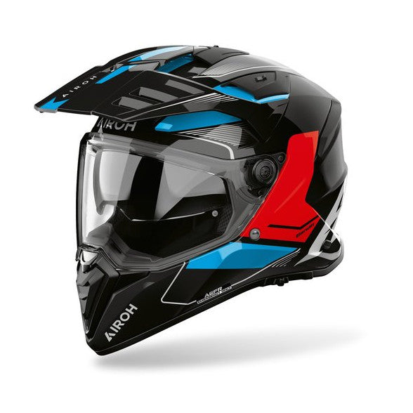 Airoh Hjälm Bandit Tune Blå/Röd glansig