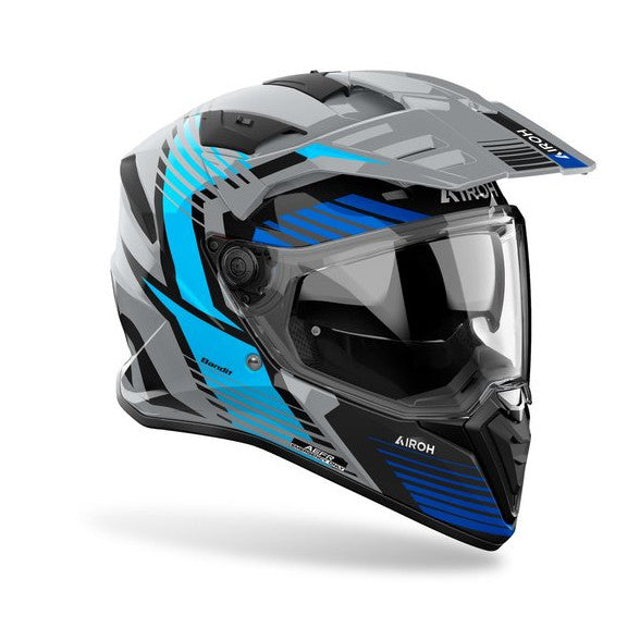 Airoh Hjälm Bandit Spicy Blå glansig