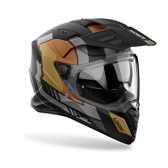 Airoh Hjälm Bandit Horn Guld matt