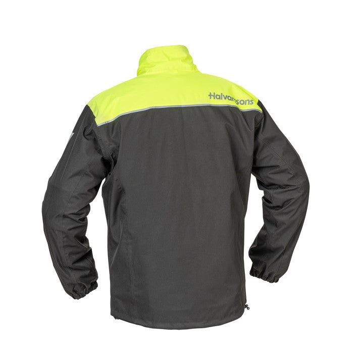 Halvarssons Regnjacka Bofallet HV gul/svart