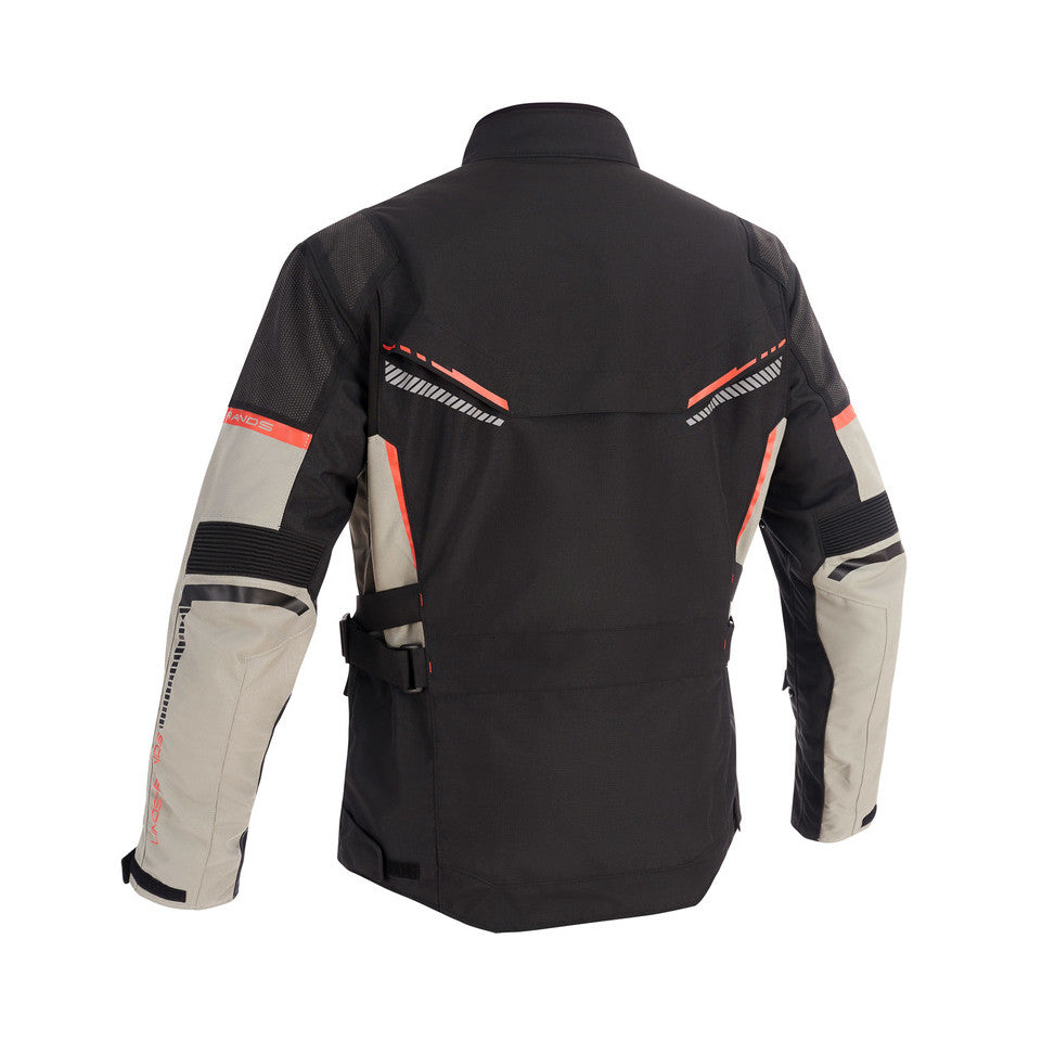 Lindstrands textiljacka Sylarna Svart/ljusgrå