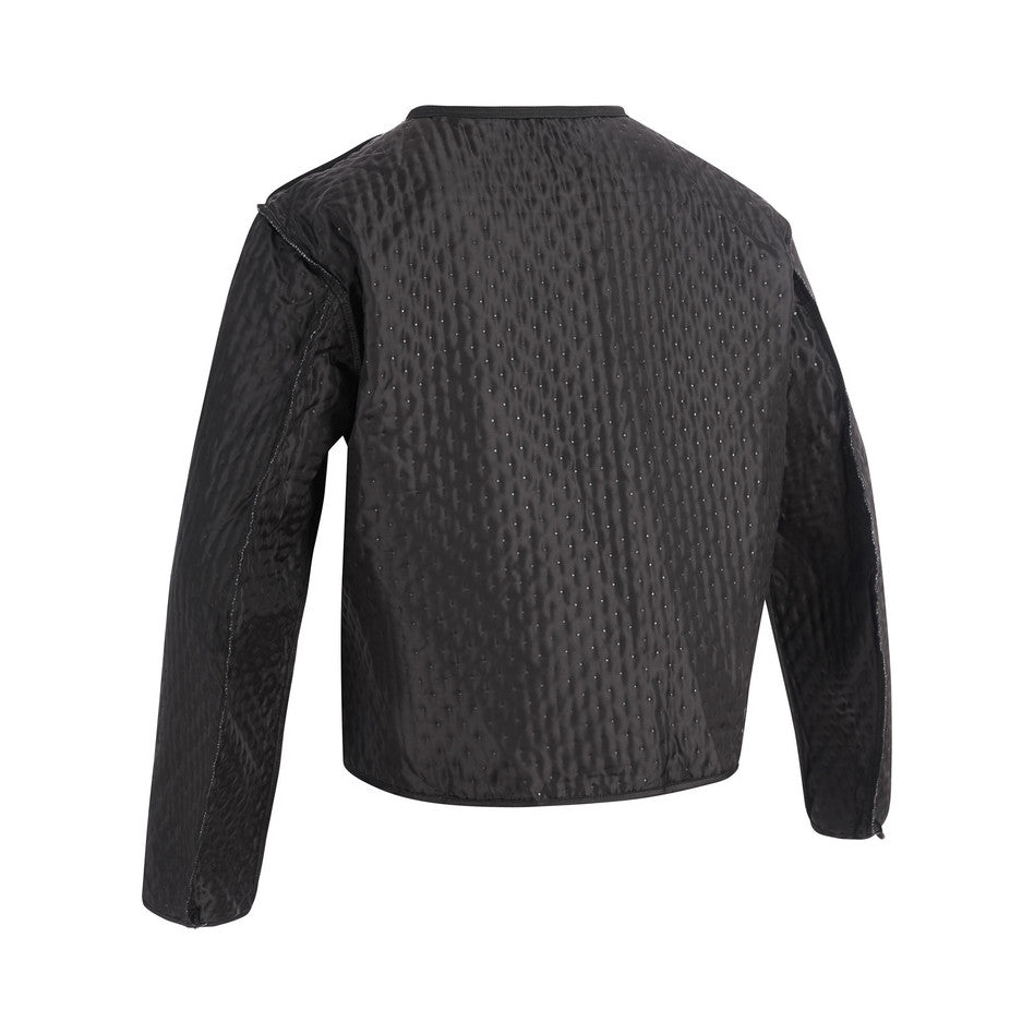 Lindstrands textiljacka Sylarna Svart/ljusgrå