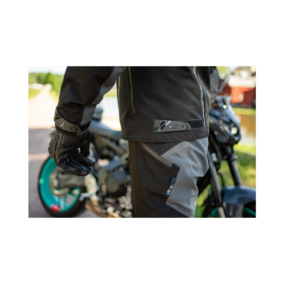 Lindstrands Textilbyxa Lofsdalen Pants Svart/stålgrå