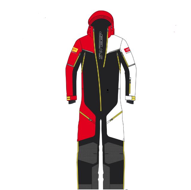 Sweep Peak Insulated Snöskoteroverall Svart/Camo/Gul