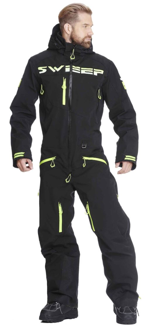 Sweep Skoteroverall Gravity Svart/Röd