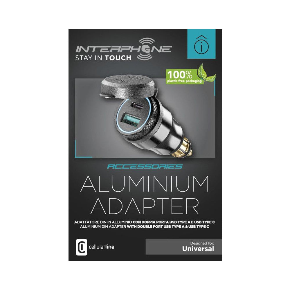 Interphone Din Adapter - 2 Usb