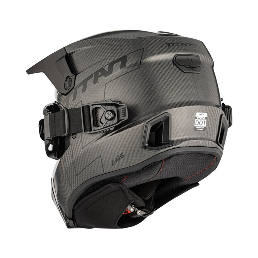 CKX Hjälm Titan AMS Matt Carbon + Brillor