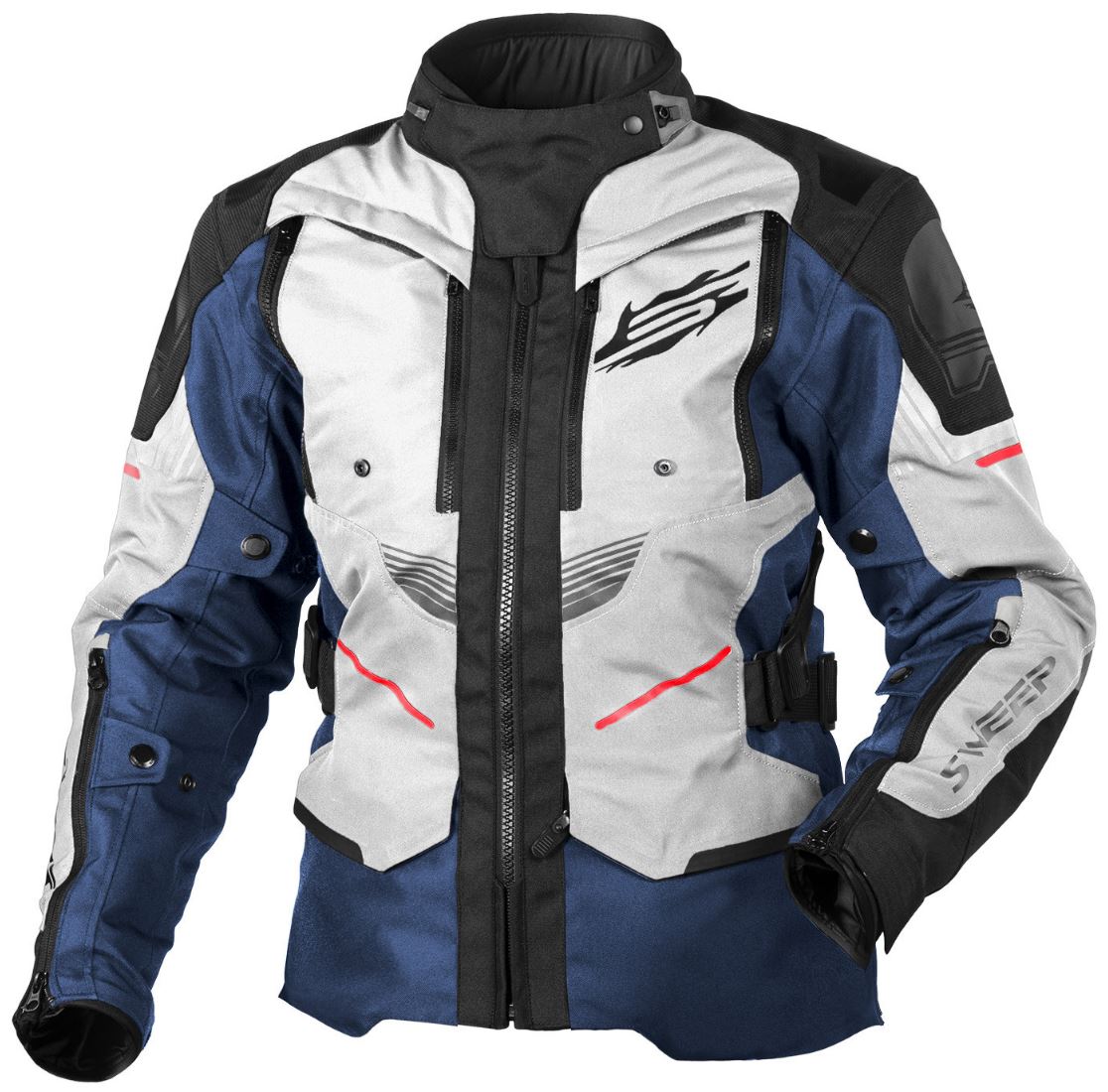 Sweep Mc Jacka Rampart Blå/Vit/Röd/Grå