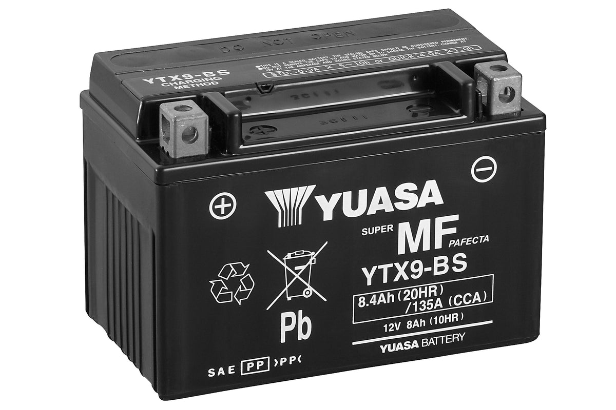 Yuasa Batteri YTX9(WC) fylld med syra