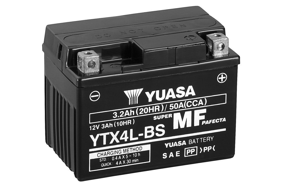 Yuasa Batteri YTX4L(WC) fylld med syra