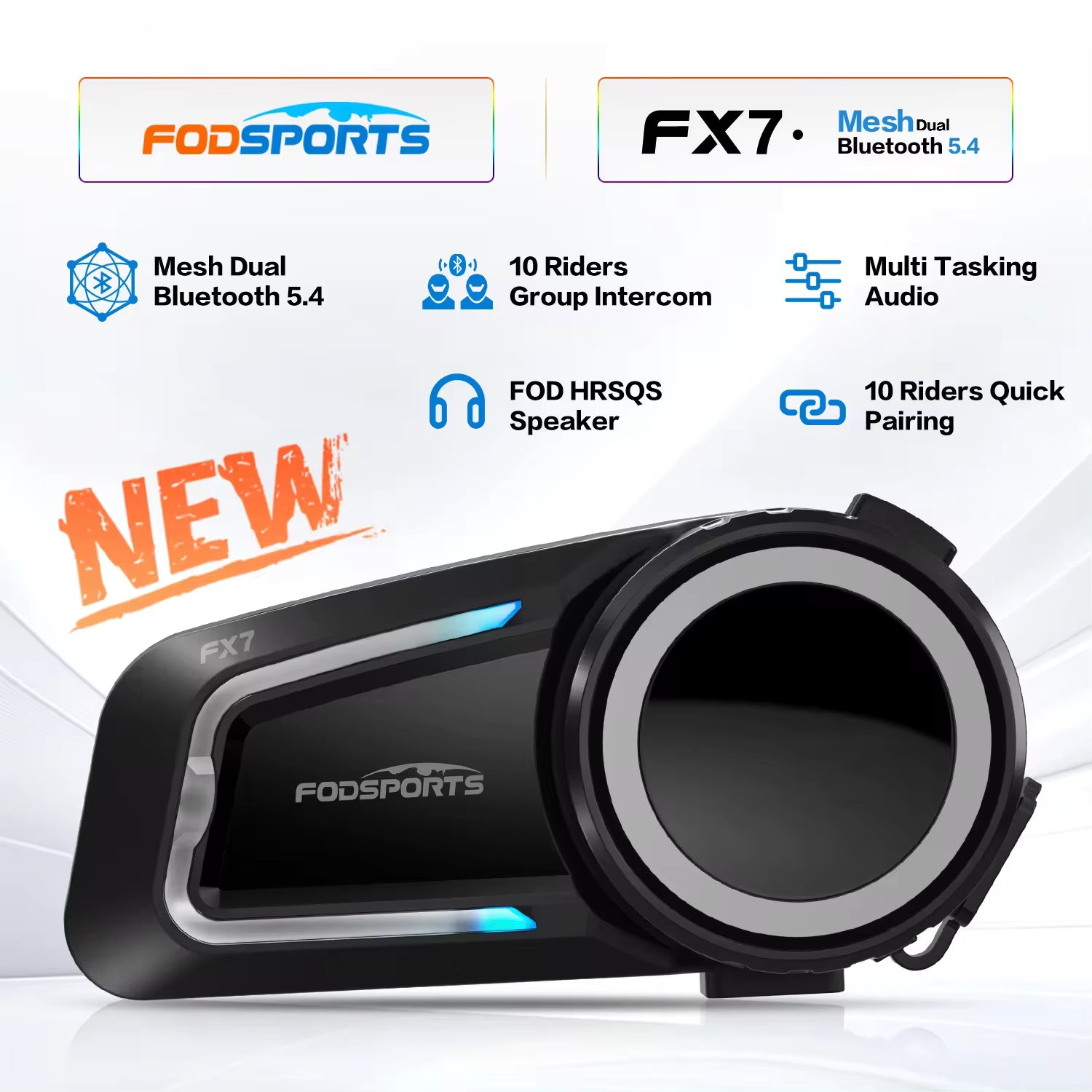 Fodsports FX7 MC Intercom Mesh Singelpack