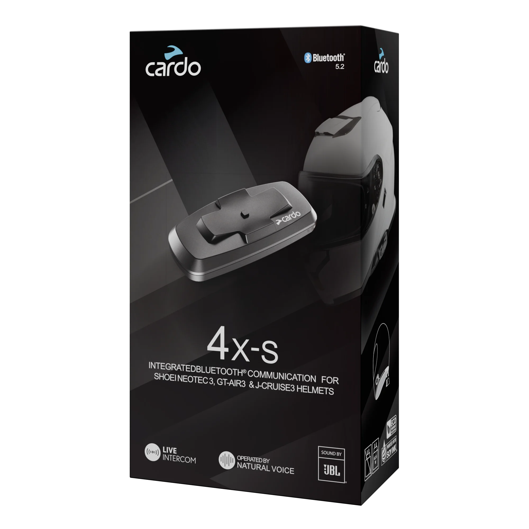 Cardo 4X-S för Shoei Generation 3 förpackning