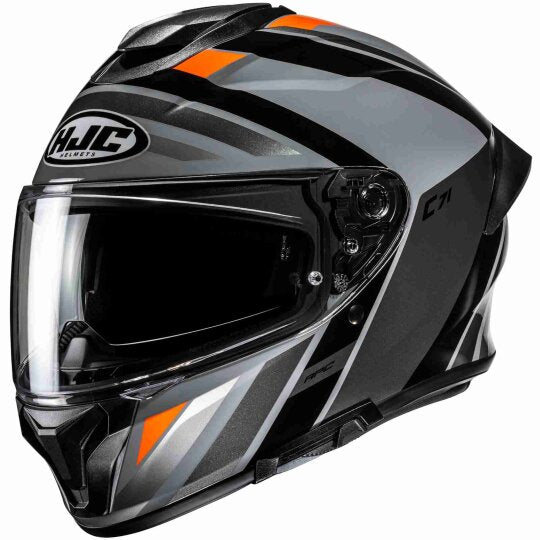 HJC Helmet C71 Faber Grå/Orange/Svart MC7