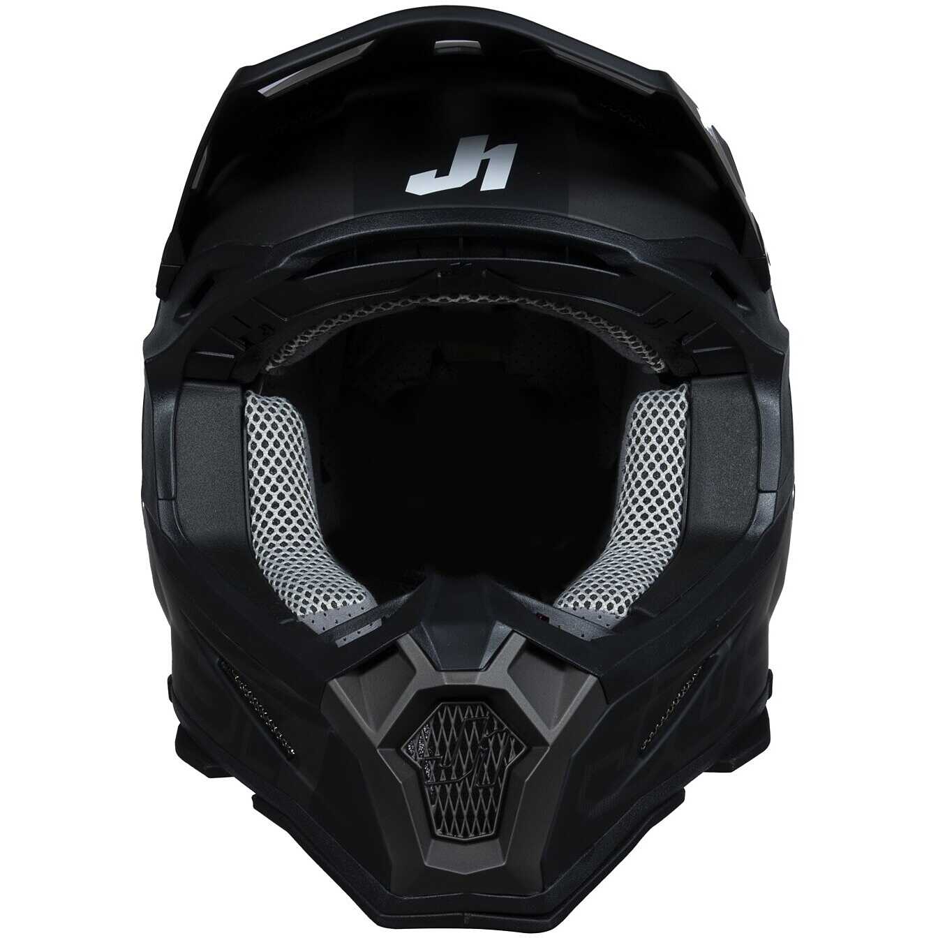 Just1 J-22 F Crosshjälm Titanium/Svart