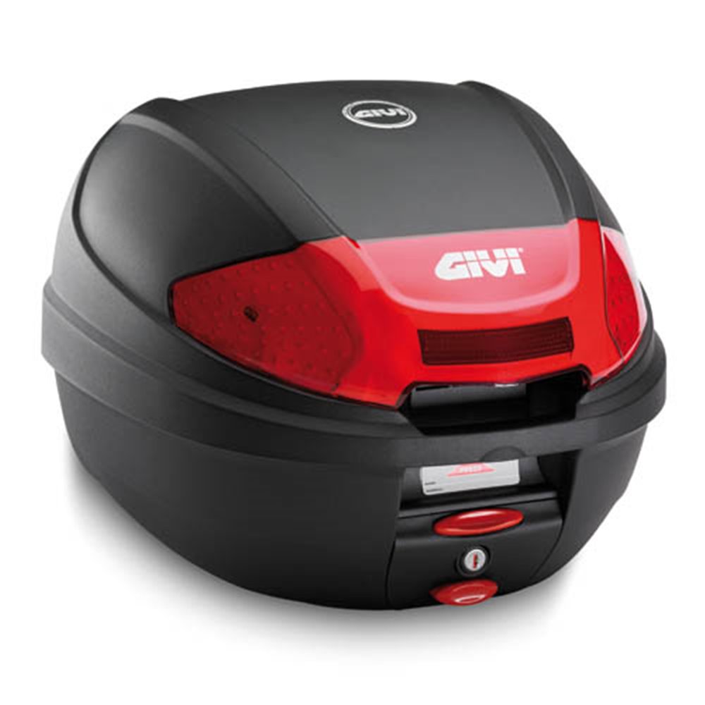 Givi E300N2 30 ltr. MONOLOCK® top black,uni fitting kit inc