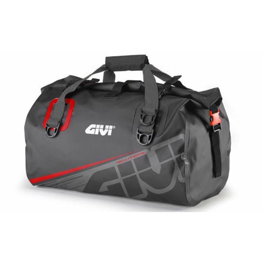 Givi EA115GR vattentät väska 40ltr svart/grå/röd