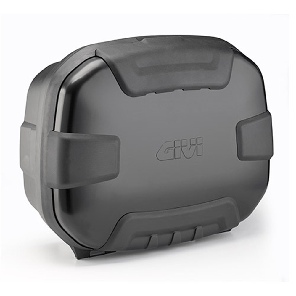 GIVI Pair of 35 ltr top and side case black with anodized aluminium finish, matt