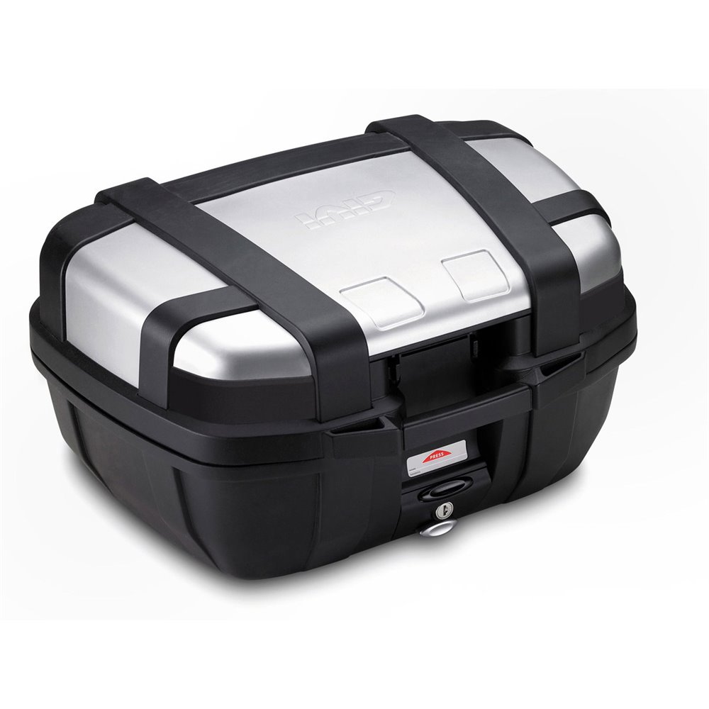 Givi Trekker 52 lit monokey toppbox svart med lock i alum-finish