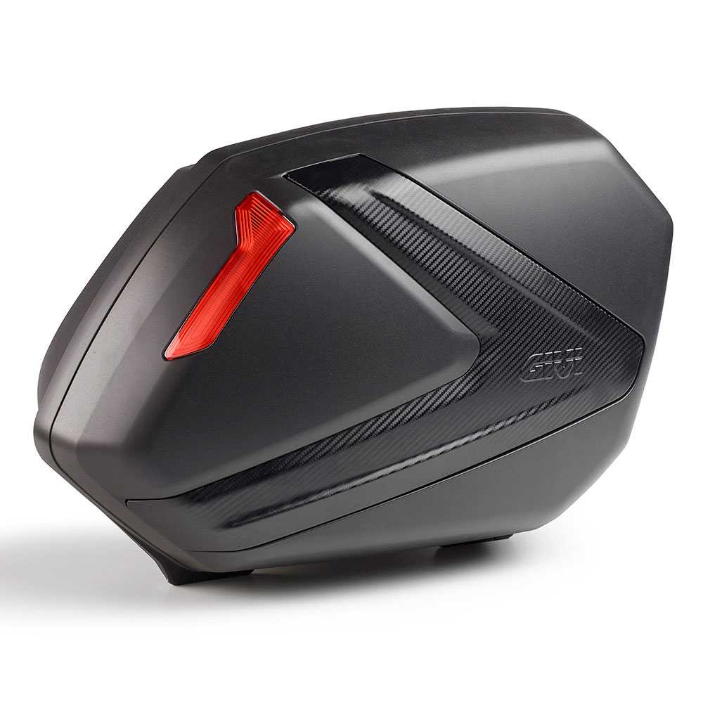 Givi Sidoväskor V37N, carbon look med röda reflexer