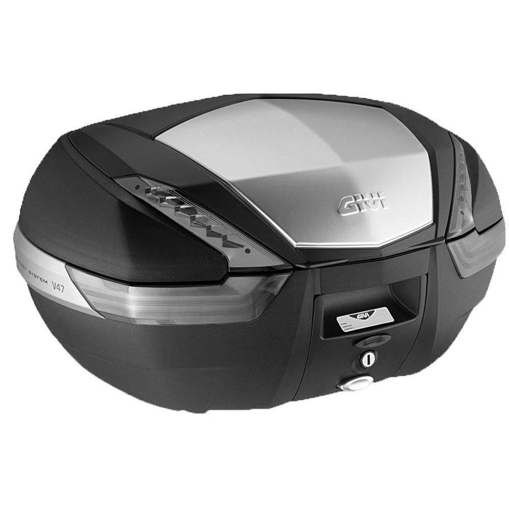 Givi V47 Tech monokey 47lt  case with black unpainted