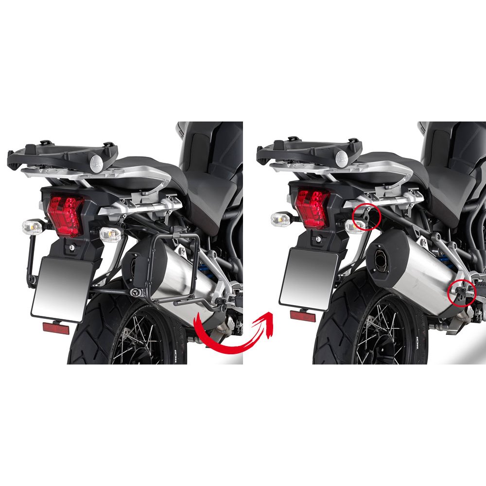 Givi Tubular pannier holder Rapid release Tiger Explorer 1200 (16)