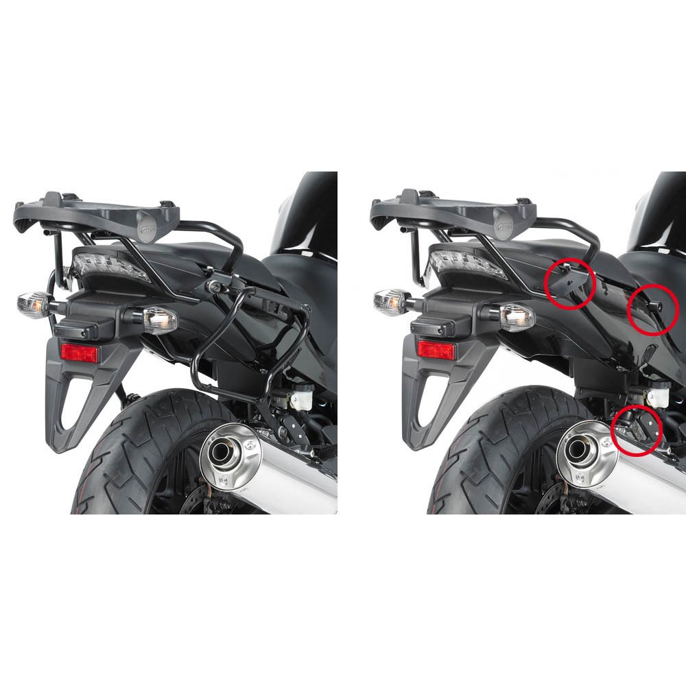 Givi Rapid release tubular side-case holder for MONOKEY®