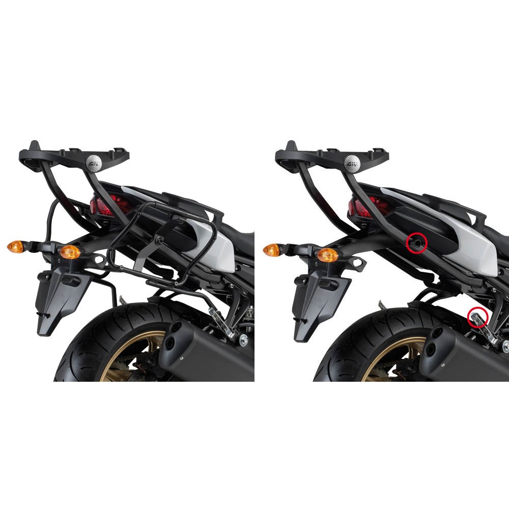 Givi Rapid release tubular side-case holder for MONOKEY®