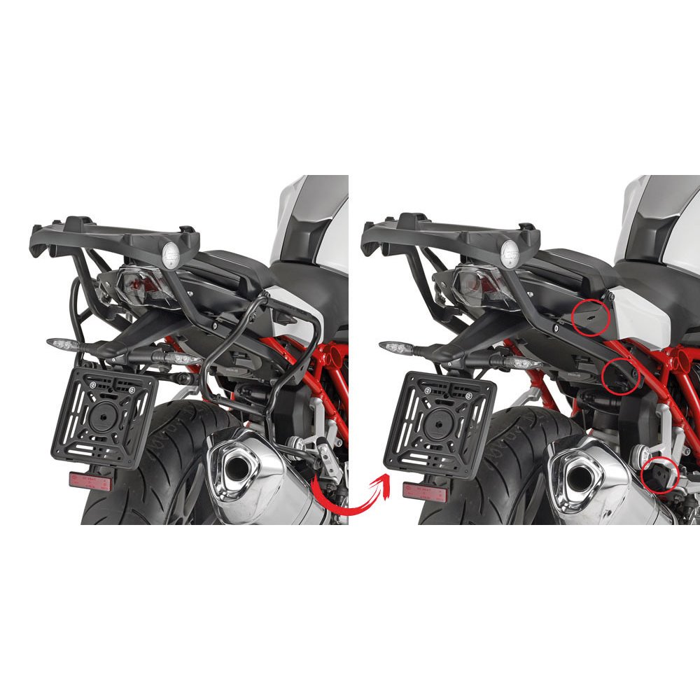 Givi Tubular pannier holder for BMW R1200R '15 SIDE cases