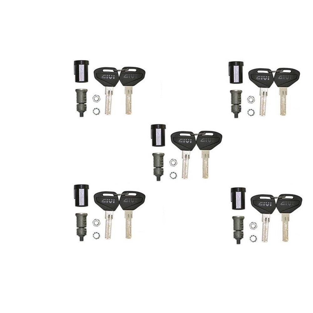 * Security Lock key set  for 5 cases, including bush