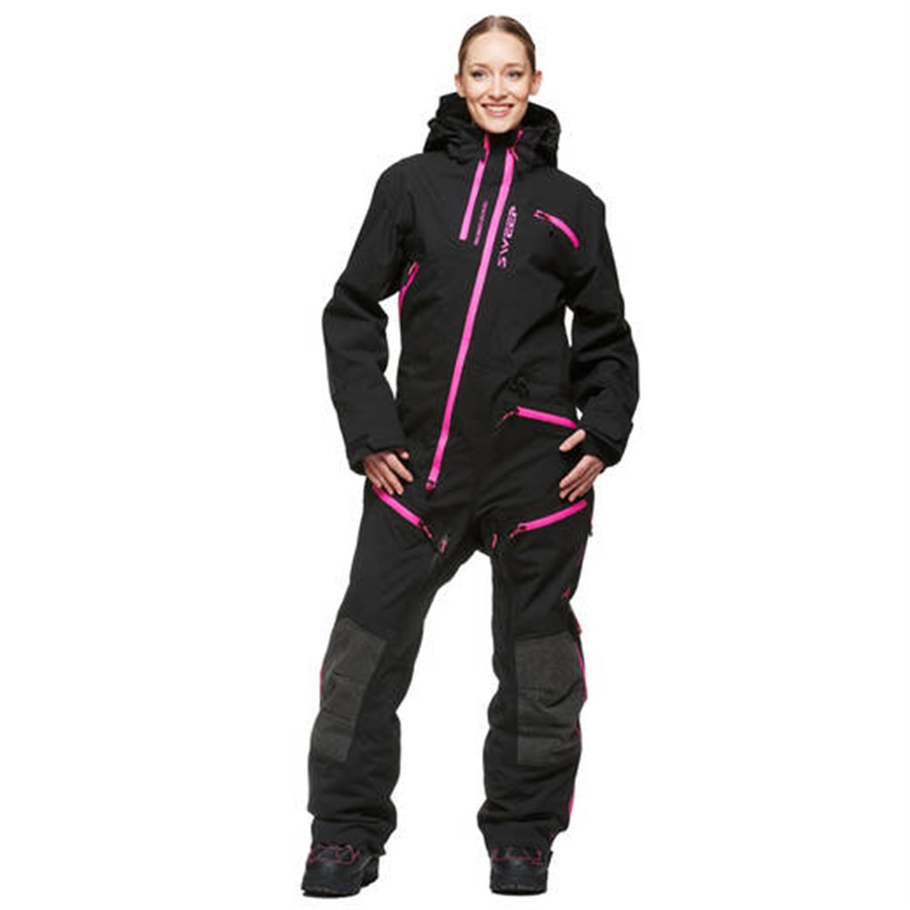 Sweep Backcountry Skoteroverall Dam Svart/Rosa 38