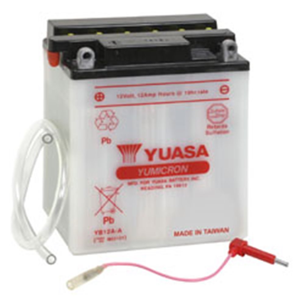 Yuasa Batteri YB12A-A (cp) inkl syrapack