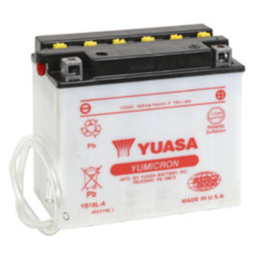 YUASA batteri YB18L-A  (CP) Inkl syra