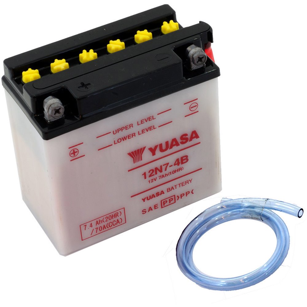 YUASA batteri 12N7-4B (DC)  Exkl syra