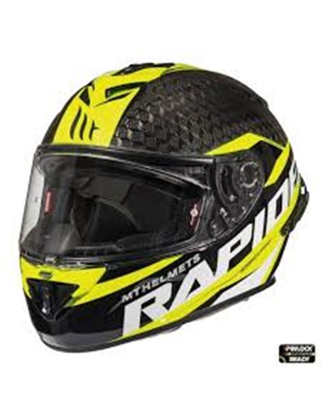 MT Rapide Pro Carbon Kid Fluo Integral Mc Hjälm