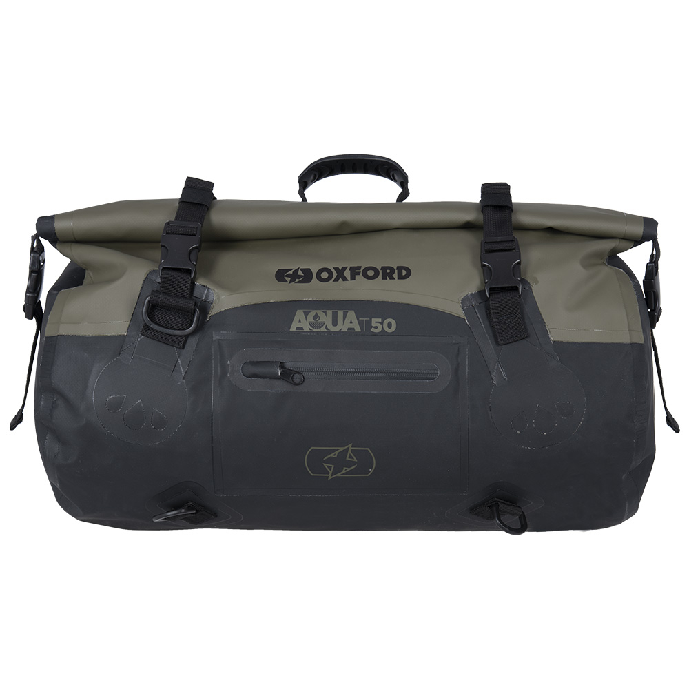 Oxford Aqua T-50 Roll Bag - Khaki/Black