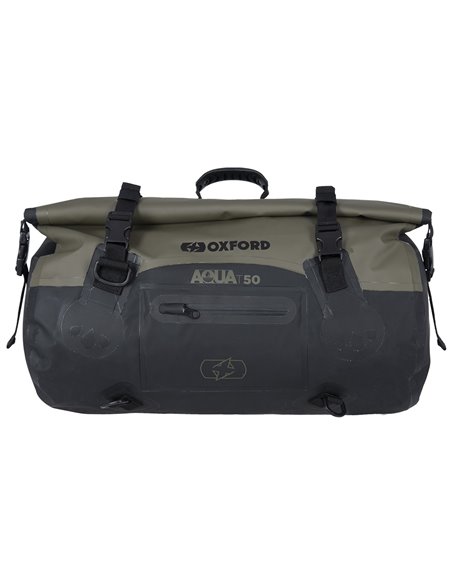 Oxford Aqua T-50 Roll Bag - Khaki/Black