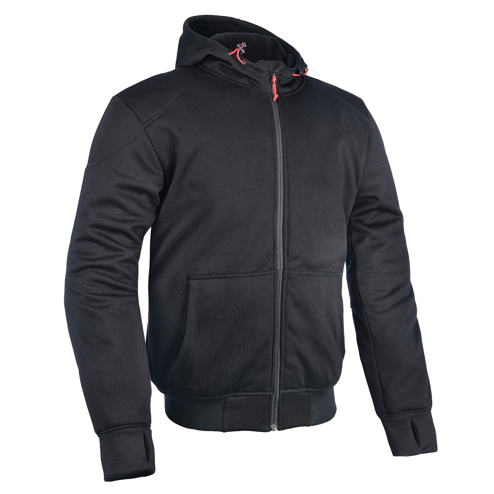 Oxford Hoodie Super Strong CE Svart